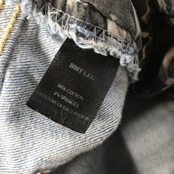 White House Black Market Womens Jeans Size 6R Boot Leg Inseam 33" Blue Denim - Picture 11 of 12